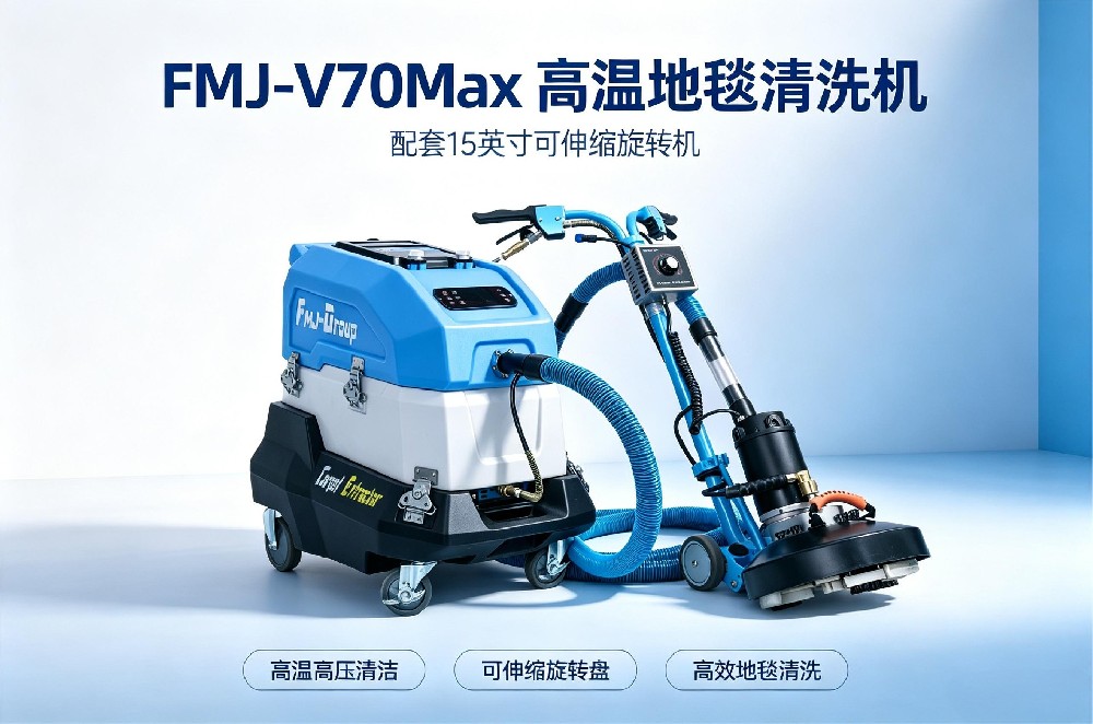FMJ-V70Max 成套可伸地毯缩旋转机